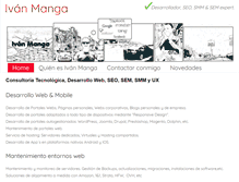 Tablet Screenshot of ivanmanga.com